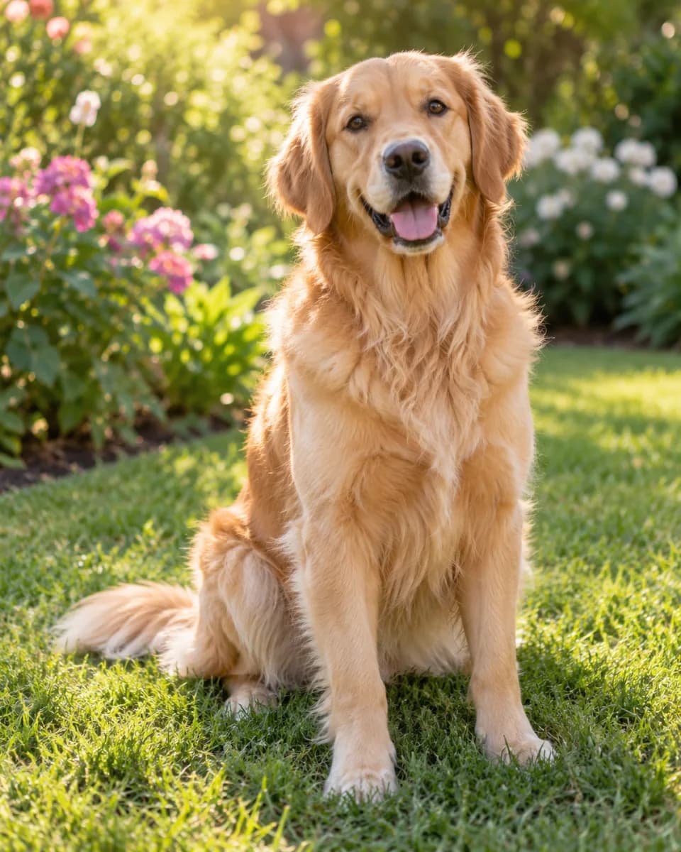 Original golden retriever photo