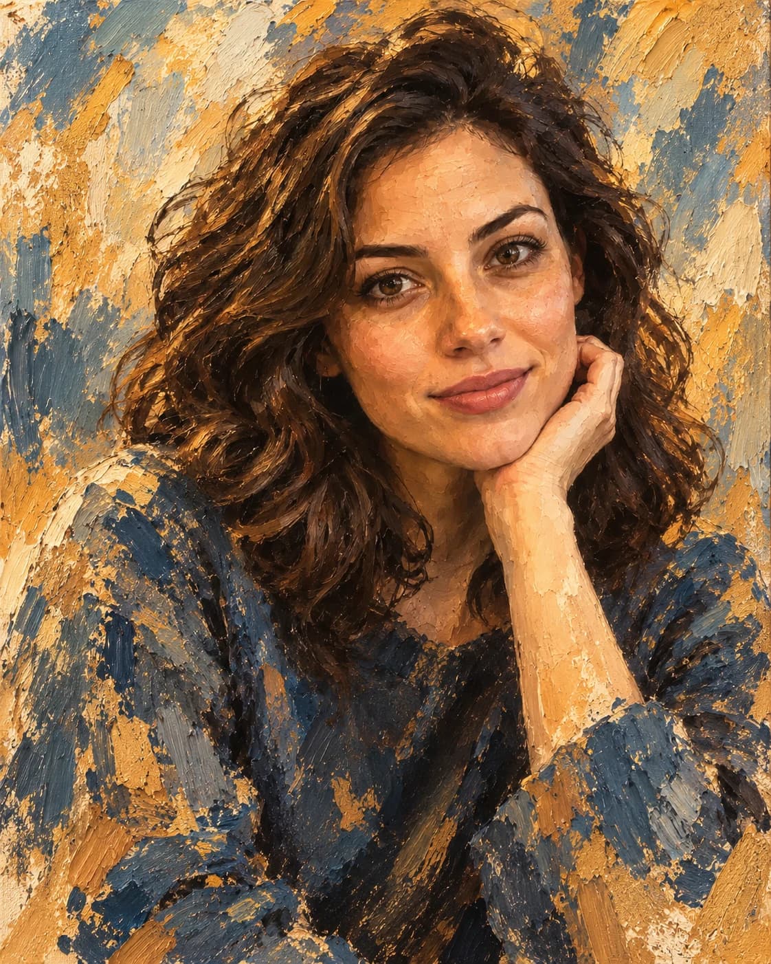 Art AI image editing example